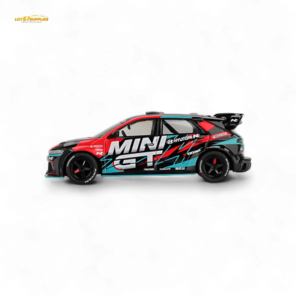 MiniGT Hyundai Ioniq 5N diecast model in 1:64 scale, detailed Hyundai car toy from Lot57Supplies Diecast Shop.