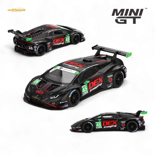 (Pre-Order) MiniGT Lamborghini Huracan STO2 LB 645 DEX Imaging 1:64 - Evergreen Kings