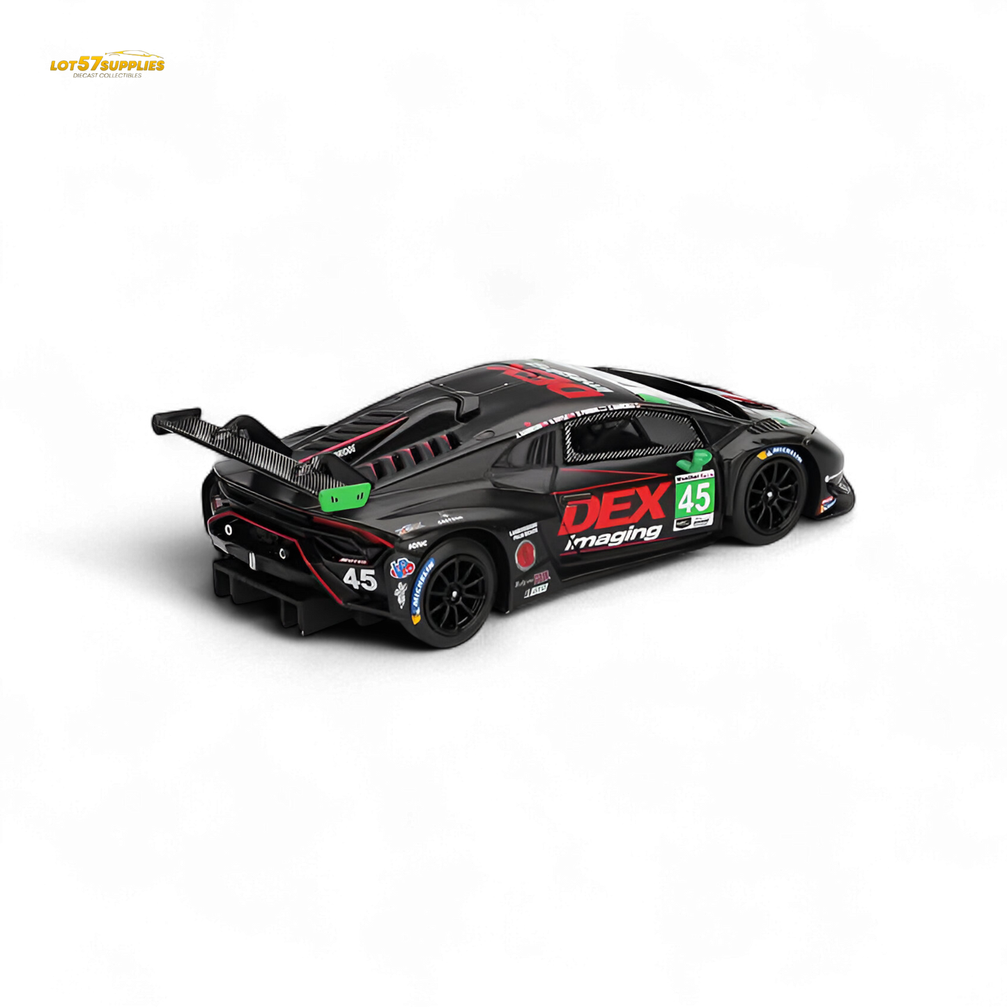 MiniGT Lamborghini Huracan STO2 LB 645 diecast model in 1:64 scale with detailed exterior, designed for collectors.
