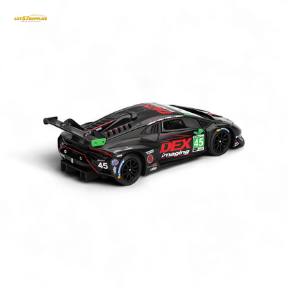 MiniGT Lamborghini Huracan STO2 LB 645 diecast model in 1:64 scale with detailed exterior, designed for collectors.