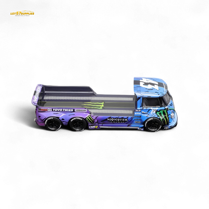 Liberty 64 VW Trailer - Monster Livery 1:64 - Evergreen Kings