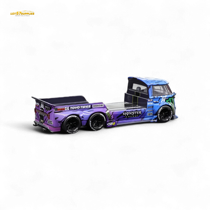 Liberty 64 VW Trailer - Monster Livery 1:64 - Evergreen Kings