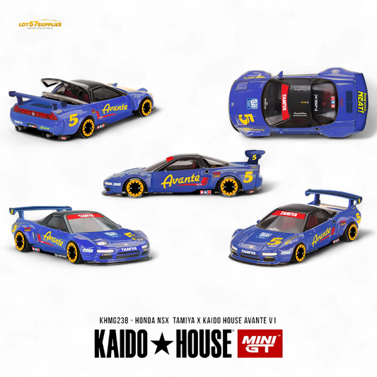 (Pre-Order) KAIDO Honda NSX TAMIYA x KAIDO HOUSE AVANTE V1 1:64 - Evergreen Kings