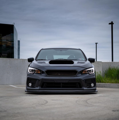 JDMuscle [15-21 WRX/STI] Carbon Fiber Hood V2 w/ Heat Extract - Evergreen Kings