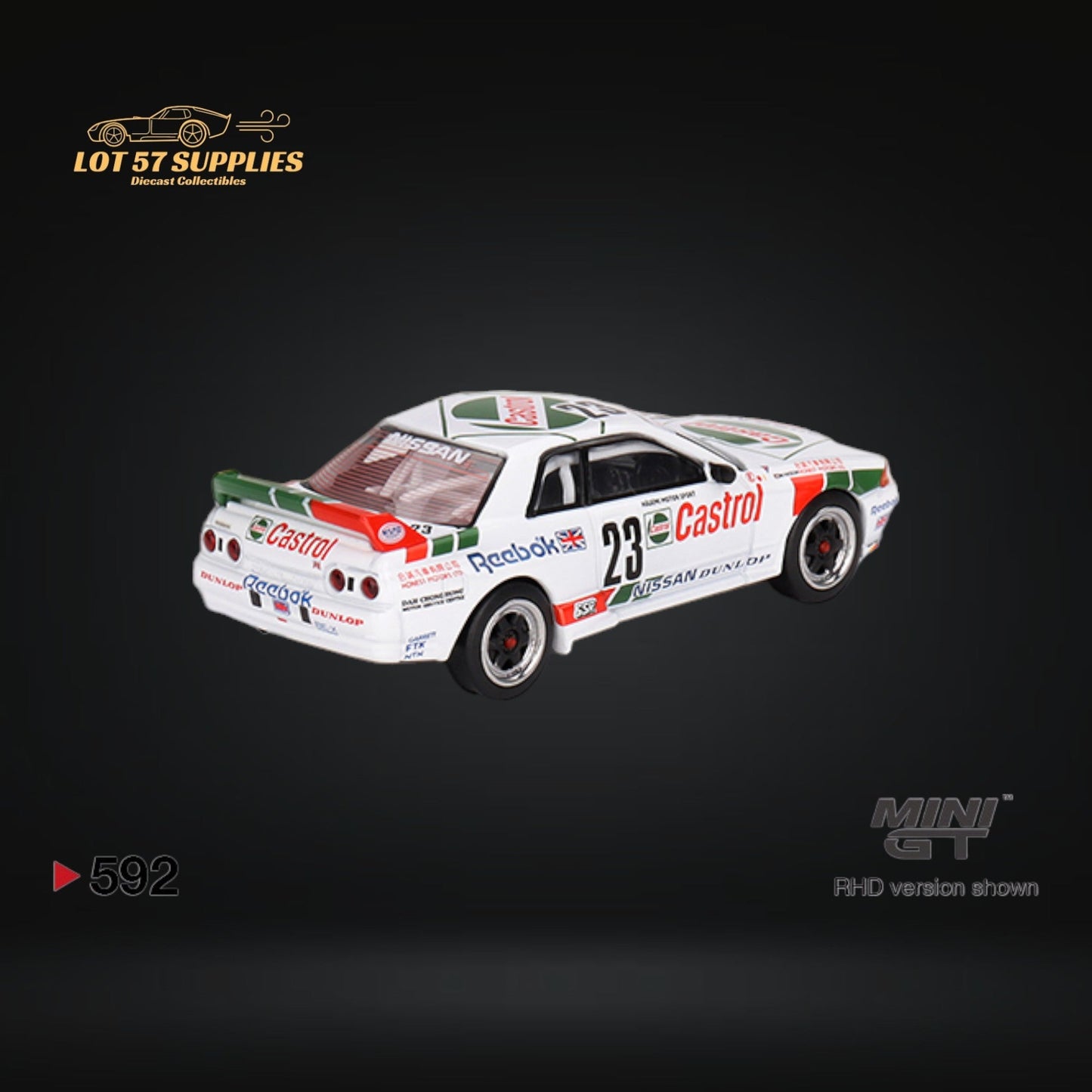 Mini GT Nissan Skyline GT-R R32 Gr. A #23 1:64 - Evergreen Kings