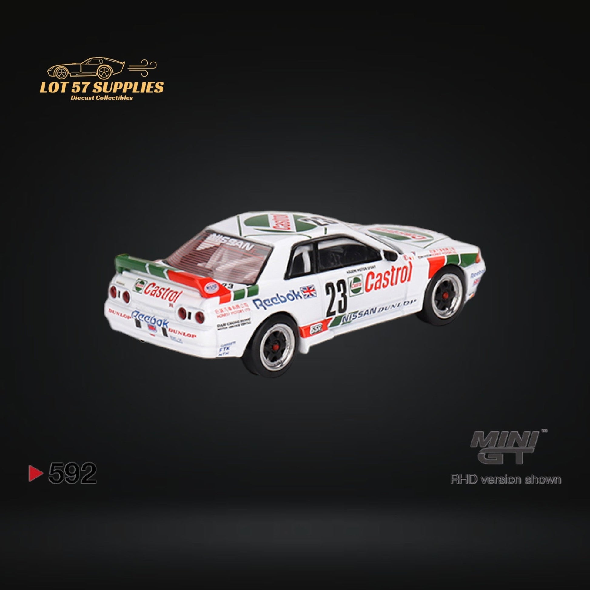 Mini GT Nissan Skyline GT-R R32 Gr. A #23 1:64 - Evergreen Kings