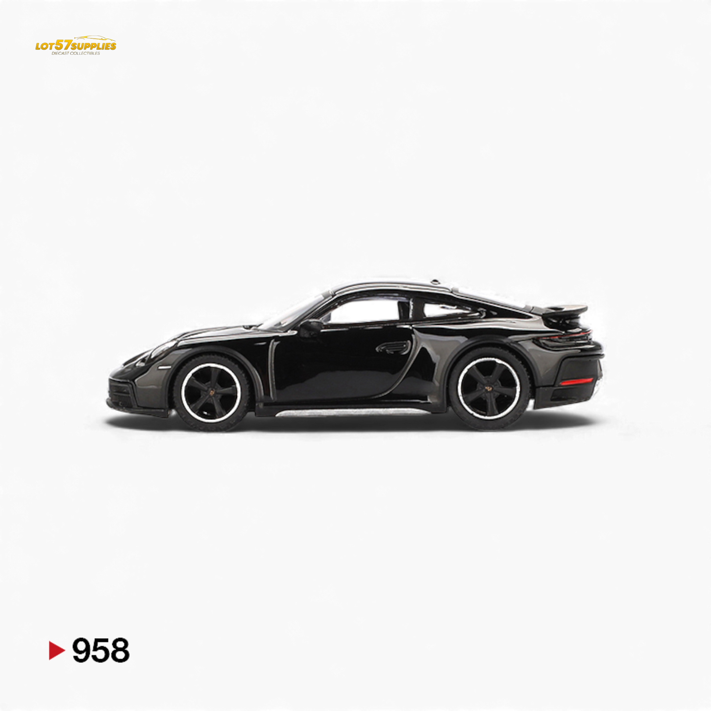 Mini GT Porsche 911 Dakar Black 1:64 - Evergreen Kings