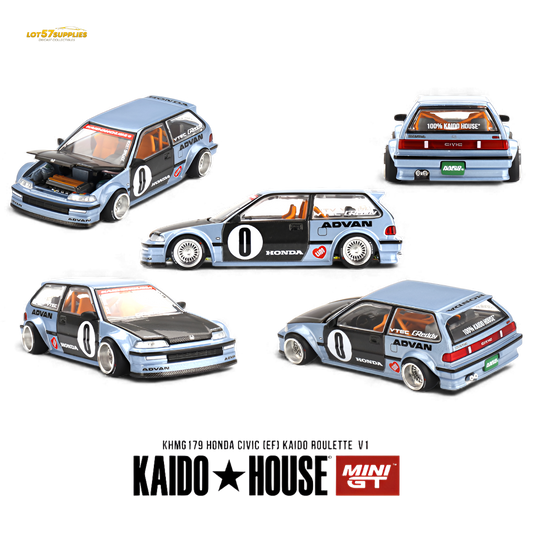 Mini GT x Kaido House Honda Civic EF 1:64 - Evergreen Kings