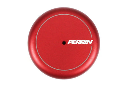 PERRIN red oil filter cover for Subaru WRX, BRZ, Toyota 86 and GR86 by JDMuscle