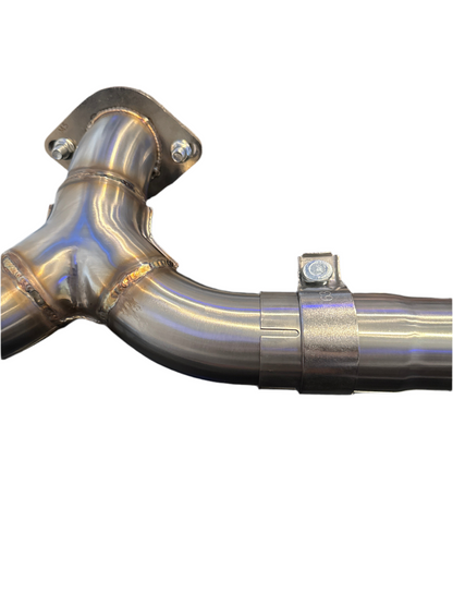 SPDZ1 axle-back exhaust with 5-inch polished tips for 2022+ Subaru BRZ and Toyota GR86 by Speedzone Performance LLC