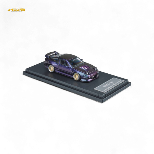 MicroTurbo Nissan 180SX Spirit Rei Purple Chameleon 1:64 - Evergreen Kings