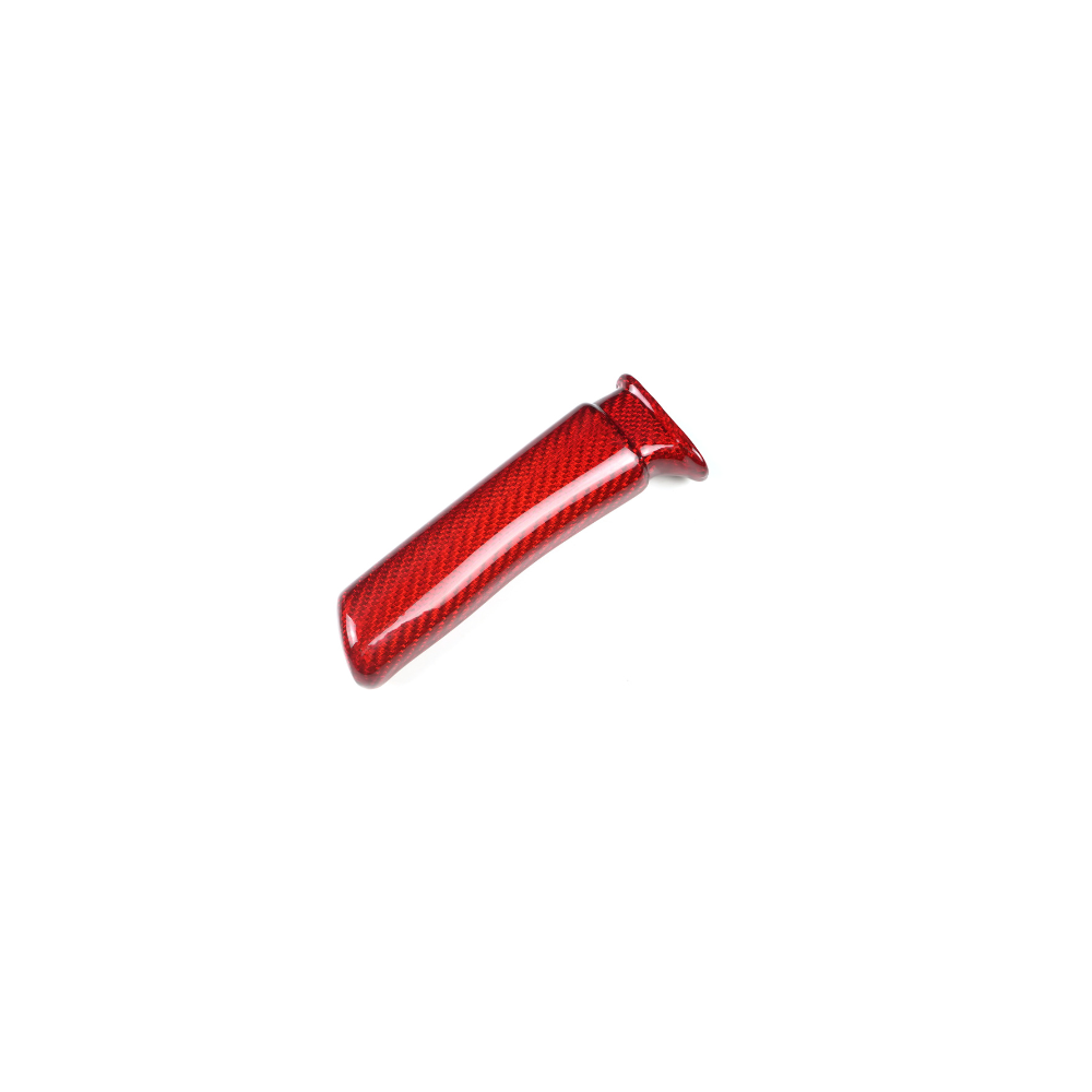 JDMuscle carbon fiber e-brake handle for WRX, BRZ, and GR86 interiors