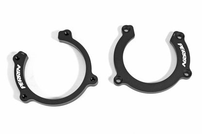 JDMuscle Perrin Driveshaft Lockdown for 2008-2024 Subaru WRX and STI, close-up of the black drive shaft component.