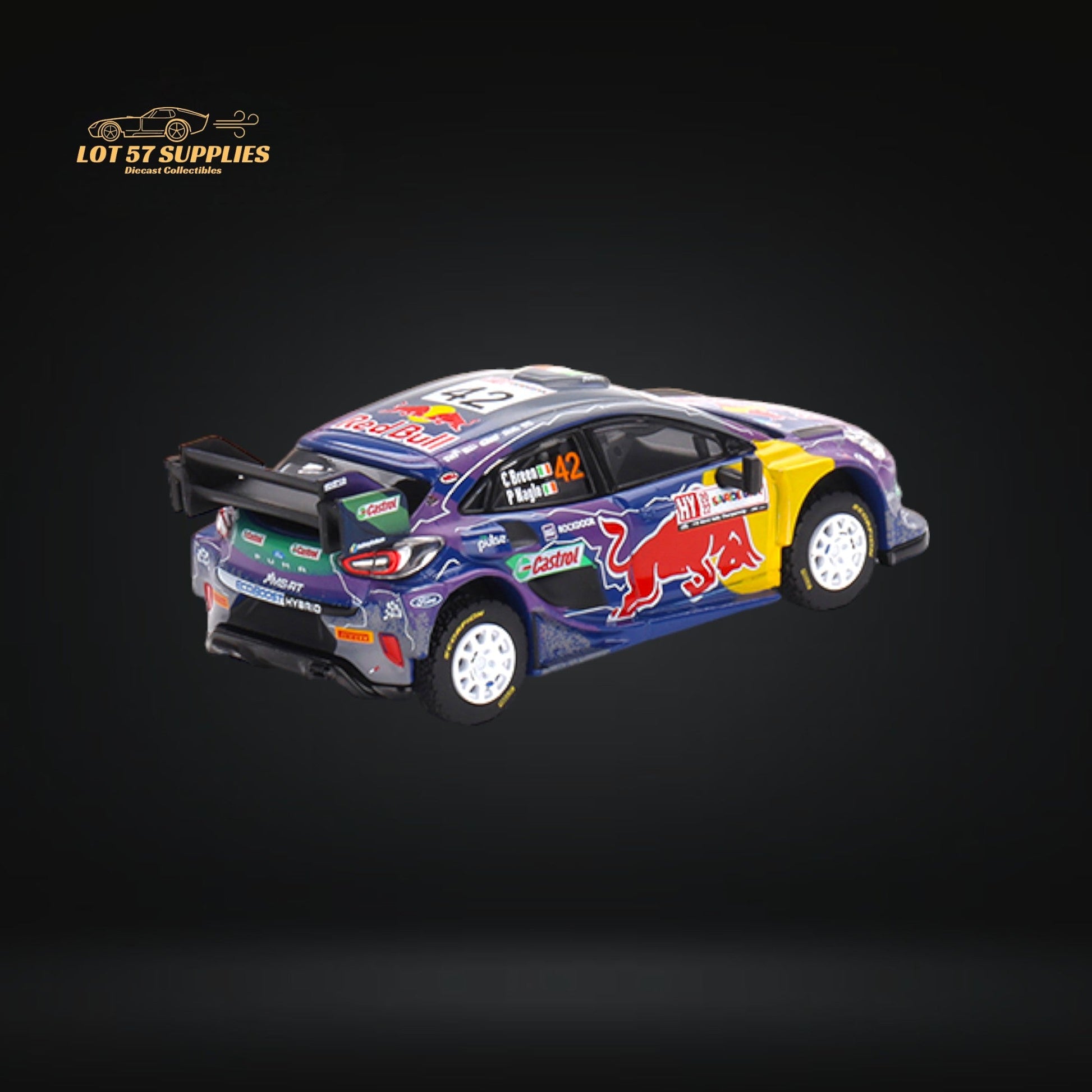 Mini-GT Ford Puma Rally1 #42 M-Sport Ford WRT 2022 1:64 - Evergreen Kings