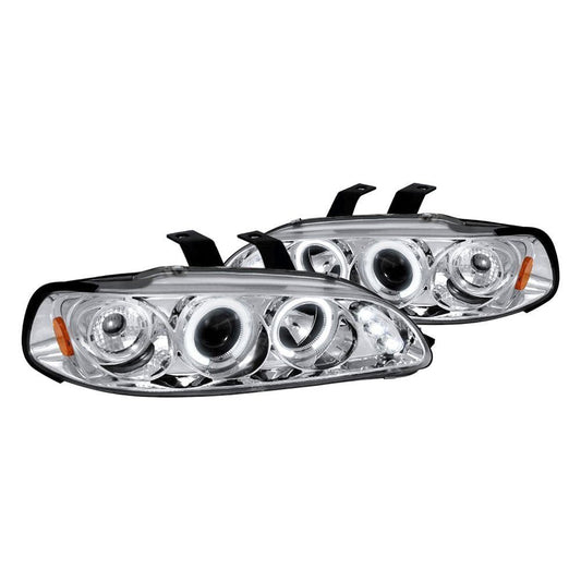 Spec-D 92-95 Honda Civic Halo Projector Headlights Chrome - Evergreen Kings