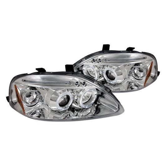 Spec-D 99-00 Honda Civic Halo Projector Headlights Chrome - Evergreen Kings