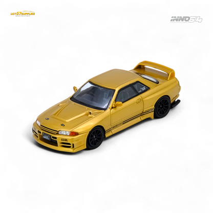 INNO64 Top Secret BNR32 GT-R 650R Gold 1:64 - Evergreen Kings