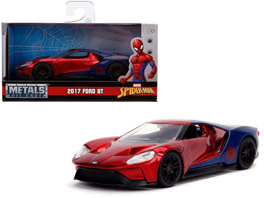 2017 Ford GT "Spider-Man" Theme "Marvel" Series 1/32 Diecast Model Car by Jada