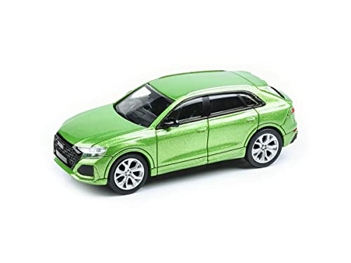 Audi RS Q8 Java Green Metallic 1/64 Diecast Model Car by Paragon