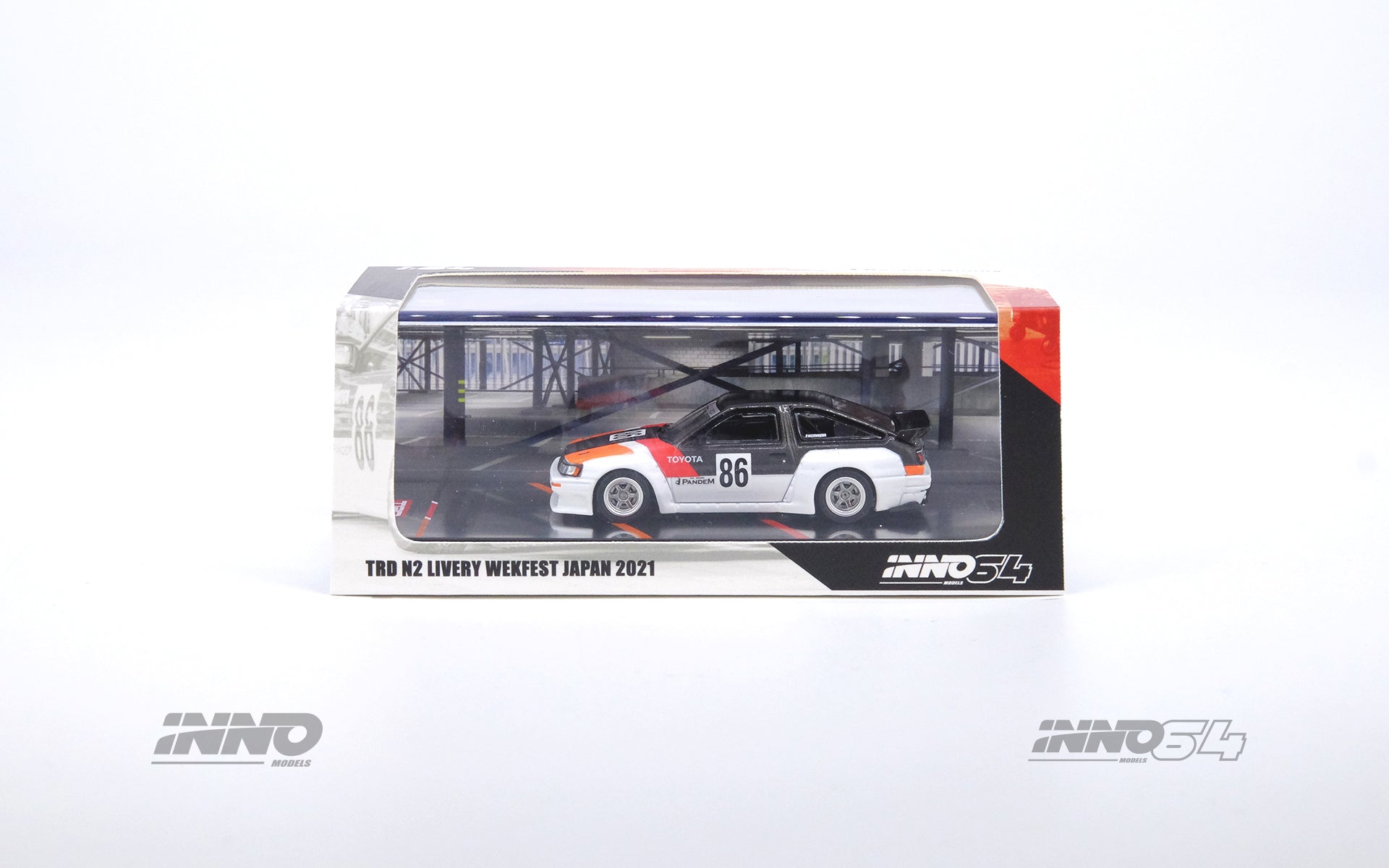 Inno64 Toyota AE86 Levin Pandem Rocket Bunny 1:64 - Evergreen Kings