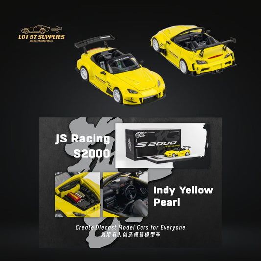 Microturbo Honda S2000 JS Racing Indy Yellow Pearl 1:64 - Evergreen Kings