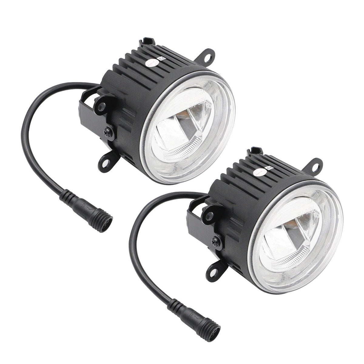 JDMuscle LED and halo DRL fog light housings for 2015-2021 Subaru WRX, STI, BRZ, FT86, and Forester vehicles.