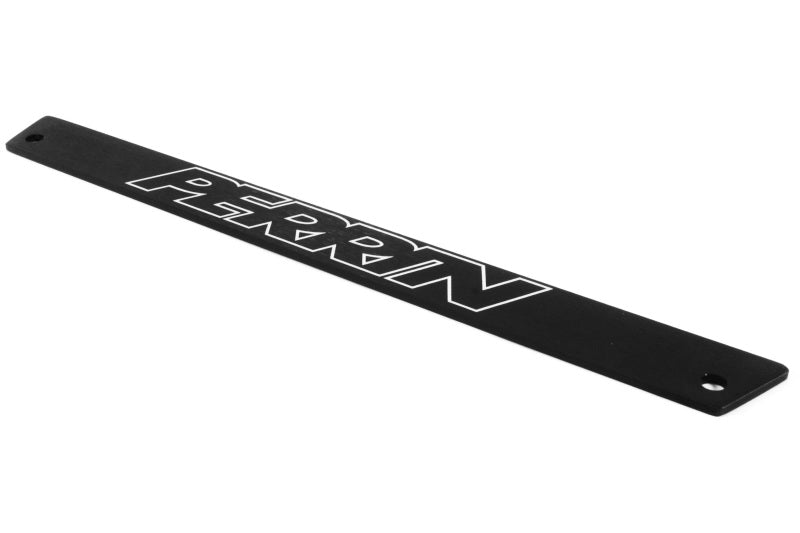 Black license plate delete for 2022-2025 Subaru WRX by Perrin, designed by JDMuscle, sleek and custom-fit for clean look