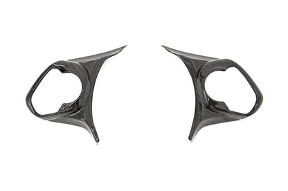 OLM LE dry carbon fiber steering wheel trim for Subaru BRZ and Toyota GR86