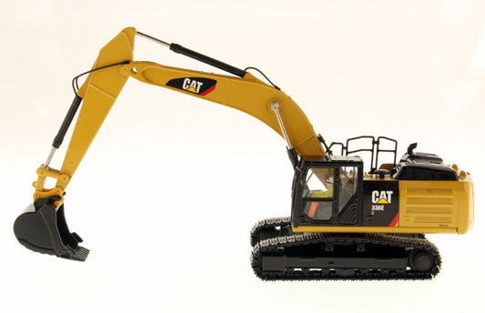 CAT Caterpillar 336E H Hybrid Hydraulic Excavator with Operator "Core Classics" Series 1/50 Diecast Model by Diecast Masters