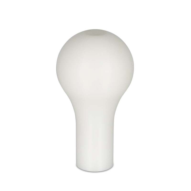 White BLOX Racing Ultraform shift knob for manual transmissions with M10x1.5 threading, designed by FR SPORT.