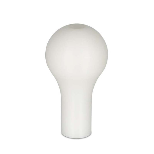 White BLOX Racing Ultraform shift knob for manual transmissions with M10x1.5 threading, designed by FR SPORT.