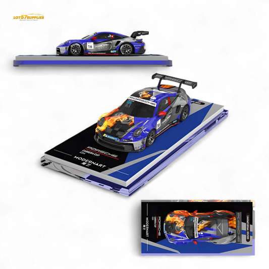 Modernart Porsche 911 GT3 Carrera Cup Asia Masters #16 1:64 - Evergreen Kings