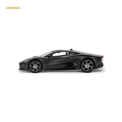 Mini-GT Jaguar C-X75 Test Car Carbon Fiber 1:64 - Evergreen Kings