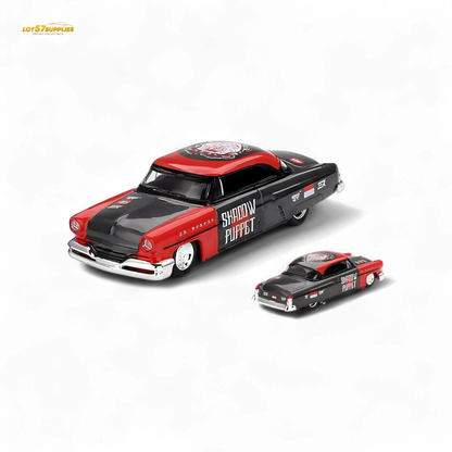 Mini-GT 1954 Lincoln Capri Hot Rod Shadow Puppet 1:64 - Evergreen Kings