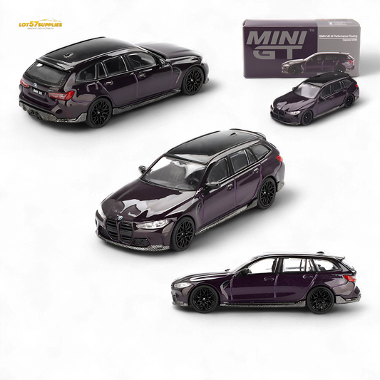 Mini-GT BMW M3 M Performance Touring Daytona Violet 1:64 - Evergreen Kings