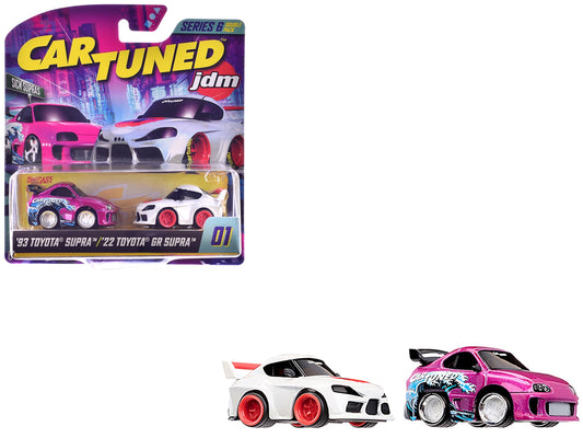 "Sick Supras" Series 6 Toyota Double Pack Set of 2 Cars Diecast Model Cars by CarTuned