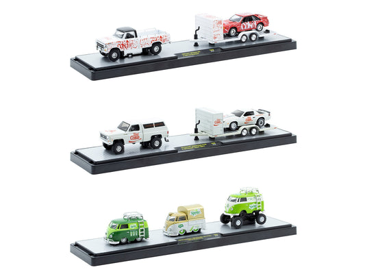 Auto Haulers "Soda" Set of 3 pieces Release 39 Limited Edition to 8000 pieces Worldwide 1/64 Diecast Models by M2 Machines