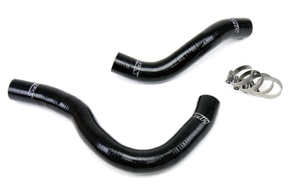 FR SPORT silicone radiator coolant hose kit for Honda 2002-2005 Civic Si, black hoses with reinforced fittings.