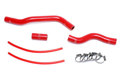 FR SPORT HPS silicone radiator coolant hose kit for Honda Civic 1.7L MT, red hoses with reinforced silicone material