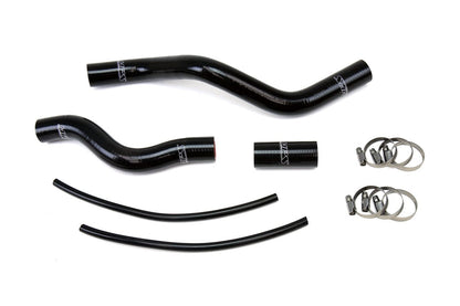 FR SPORT silicone radiator coolant hose kit for Honda Civic 1.7L AT, includes black hoses for engine cooling system.