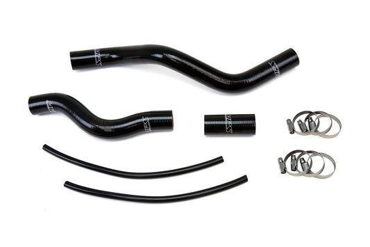 FR SPORT silicone radiator coolant hose kit for Honda Civic 1.7L AT, includes black hoses for engine cooling system.