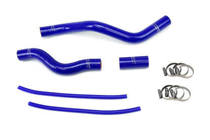 FR SPORT HPS silicone radiator hose kit for Honda Civic 1.7L automatic, blue coolant hoses, durable and flexible automotive parts.