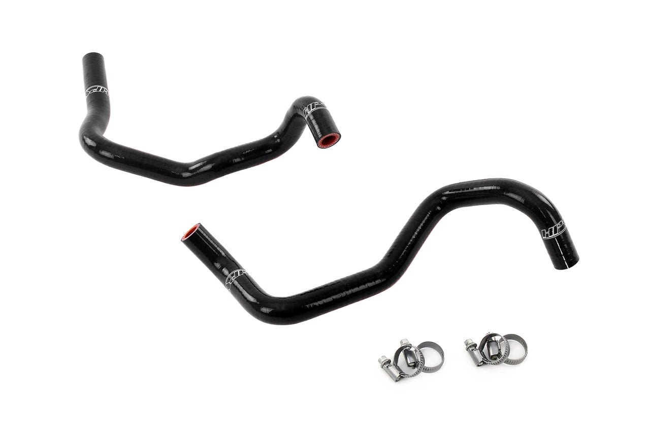 FR SPORT HPS Silicone Heater Coolant Hose Kit for 2008-2014 Subaru WRX STI 2.5L Turbo, black HVAC heater hose set with multiple hoses.