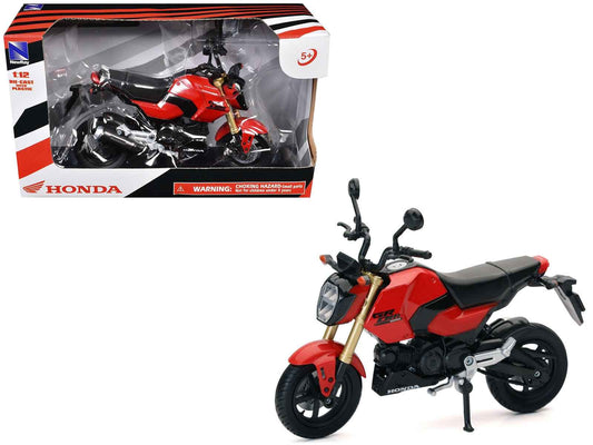 Honda GROM Motorcycle Red 1/12 Diecast Model by New Ray