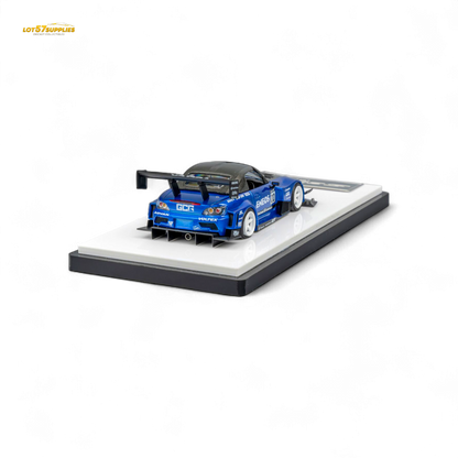 Candy blue Honda MicroTurbo S2000 diecast model with ENEOS #00 TOP FUEL livery, 1:64 scale from Lot57Supplies Diecast Shop.