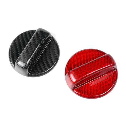 JDMuscle Tanso dry carbon fuel cap cover for WRX, BRZ, and GR86