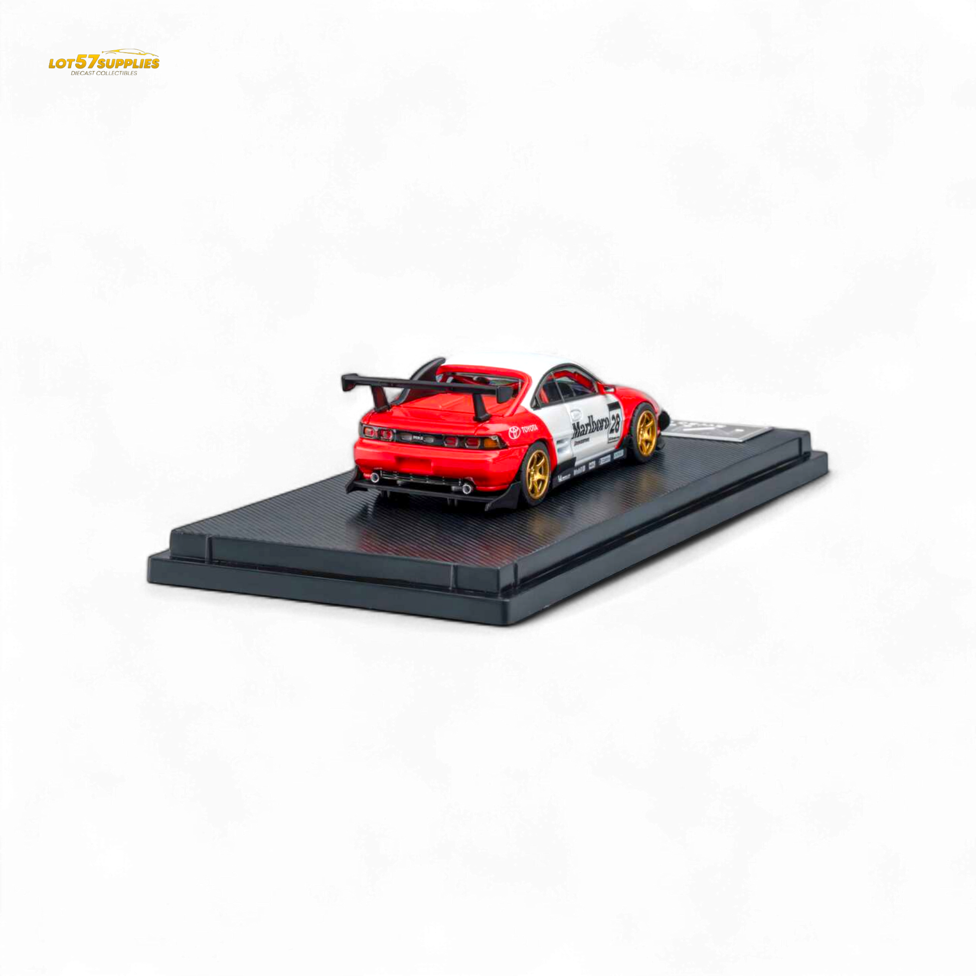Pre-order MicroTurbo Toyota MR2 diecast model in Marlboro livery, 1:64 scale, by Lot57Supplies Diecast Shop.