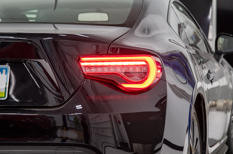 OLM OE Plus Clear Linear Sequential Tail Lights for 2013–2020 FR-S, BRZ, and 86