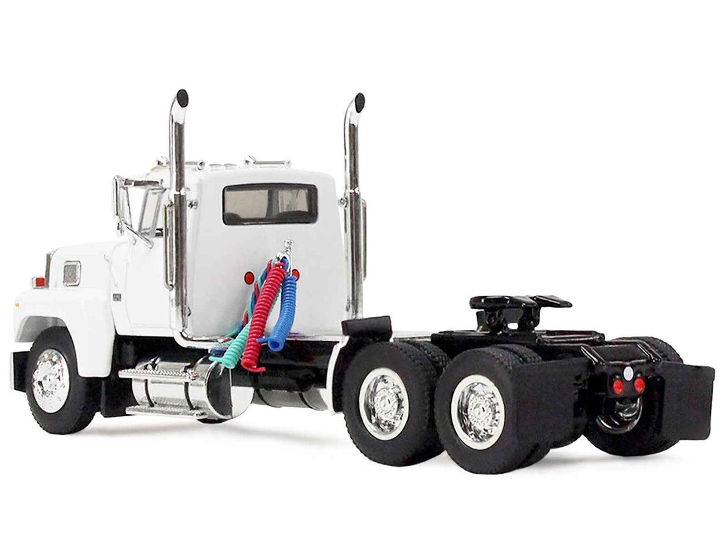 Ford LTL 9000 Trio Set (Two Day Cabs and One 60" Flat Top Sleeper) 1/64 Diecast Model by DCP/First Gear