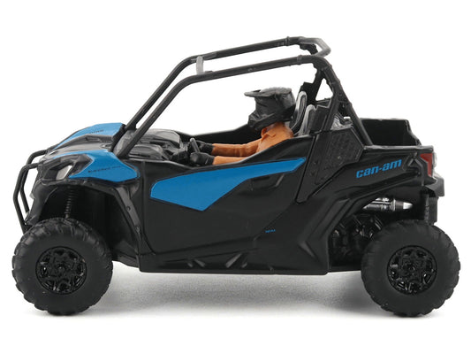 Can-Am Maverick Trail DPS 1000 Blue and Black with Driver Figure 1/32 Diecast Model by BRP Models